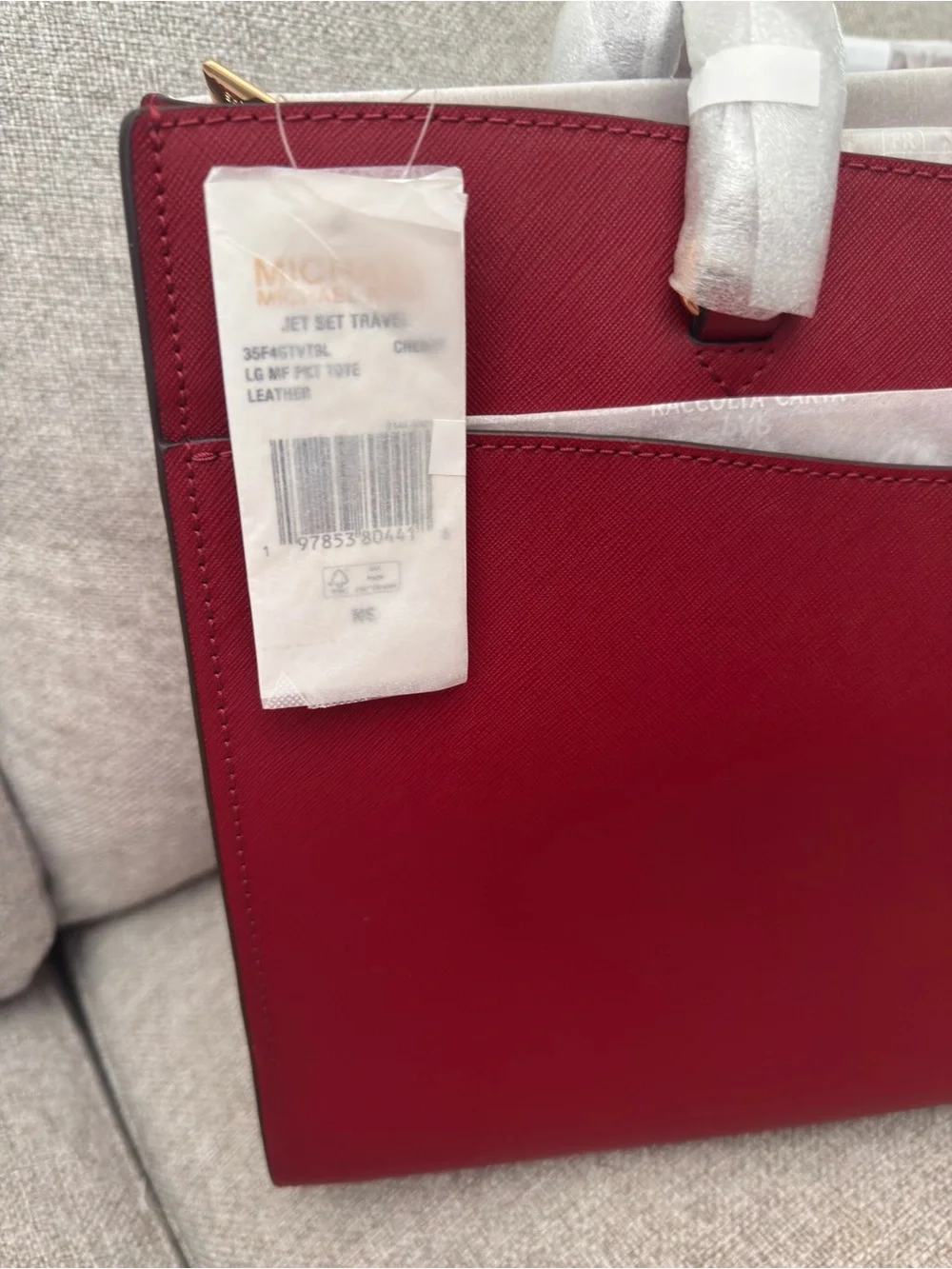 Michael Kors structured leather